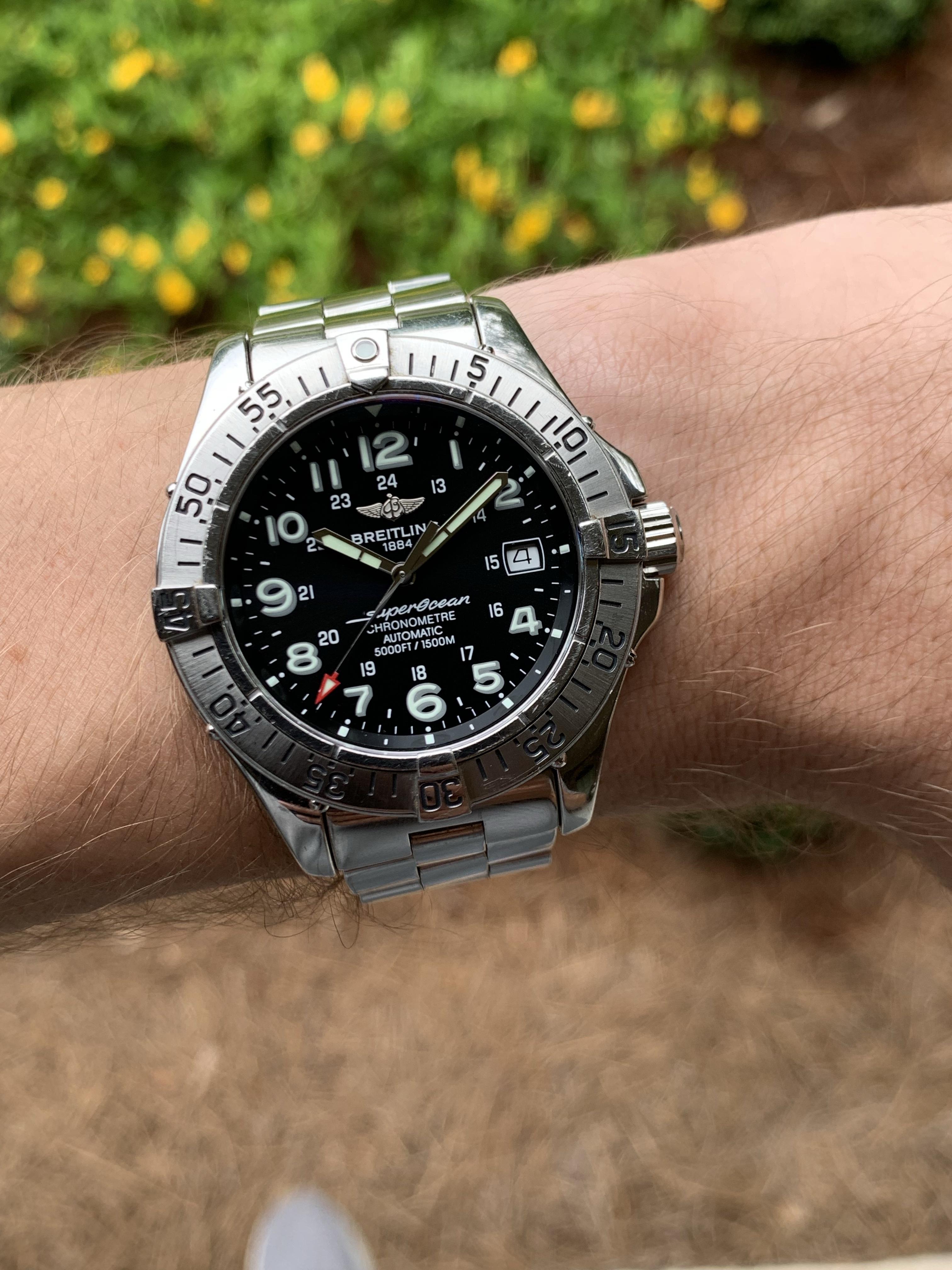 breitling superocean a17360