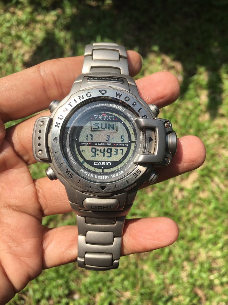 Casio PRT 4000 Hunting World Titanium WatchCharts Marketplace