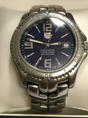 TAG HEUER LINK WT5112 AUTOMATIC BLUE DIAL 200M CHRONOMETER S