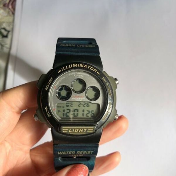 casio Alarm Chrono Illuminator Digital Mens Quartz Watch 1534 W728H