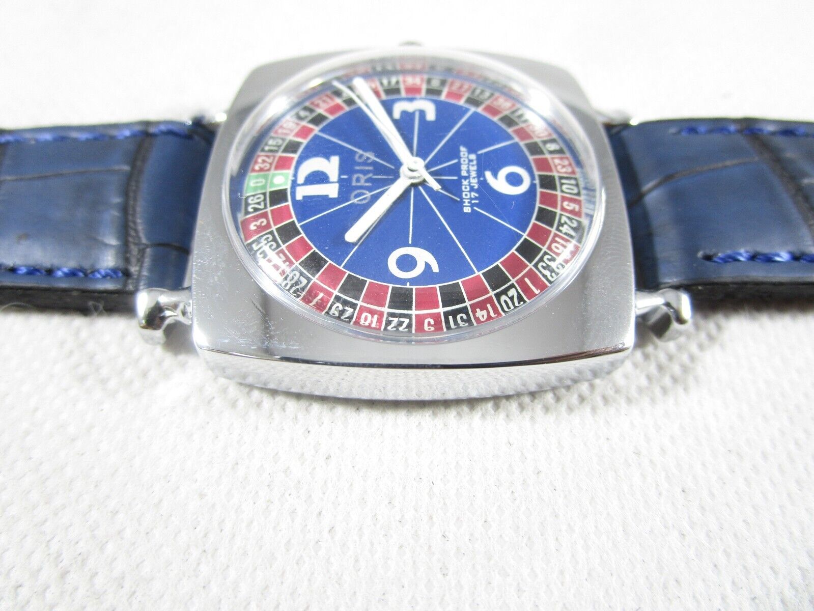 OROLOGIO DA POLSO VINTAGE ORIS CASINO ANTIURTO 17 GIOIELLI