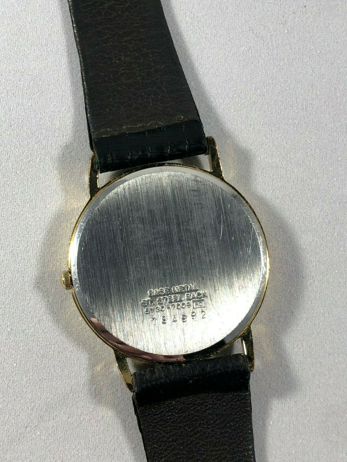 Seiko Quartz 5Y30-7009 Gold-Plated/Stainless Steel Back Wristwatch |  WatchCharts