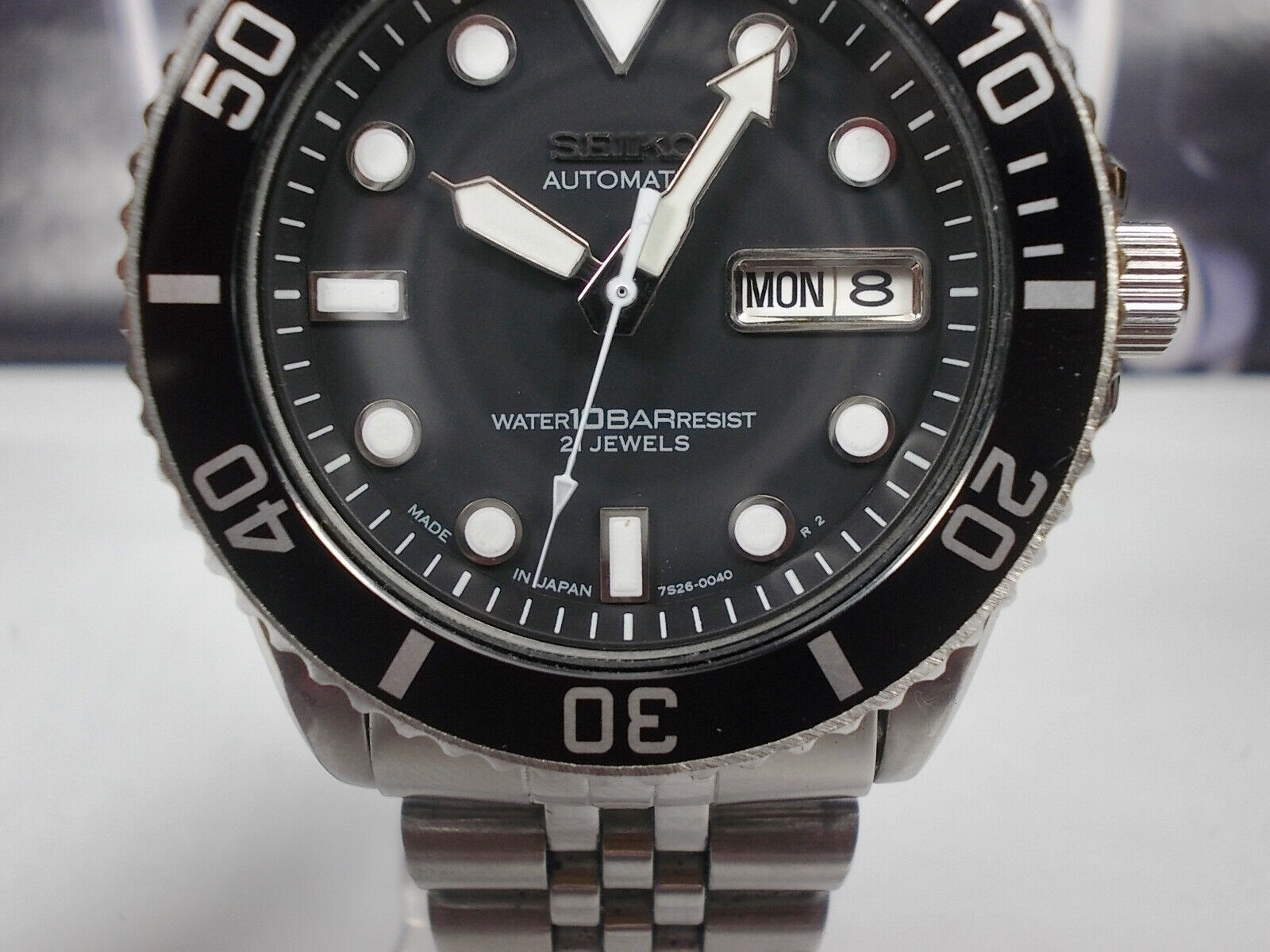 SEIKO 10BAR SKX031J 'JAPAN' DAY/DATE AUTO MENS WATCH 7S26-0040 BLACK (SN  722178) | WatchCharts Marketplace