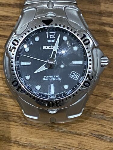 Seiko Kinetic Auto Relay Divers Watch 5J22-0A50 - 100m | WatchCharts
