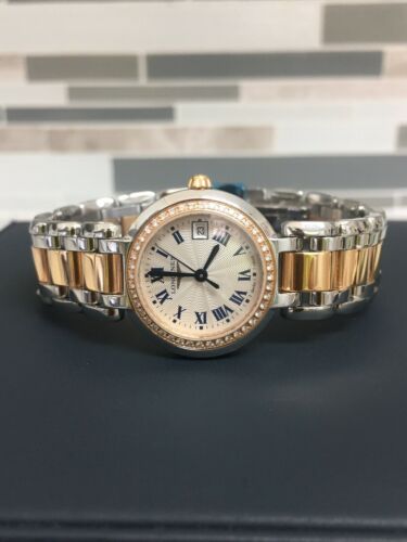 Longines Primaluna Diamond Bezel Two Tone 18kt Gold Ladies L81105