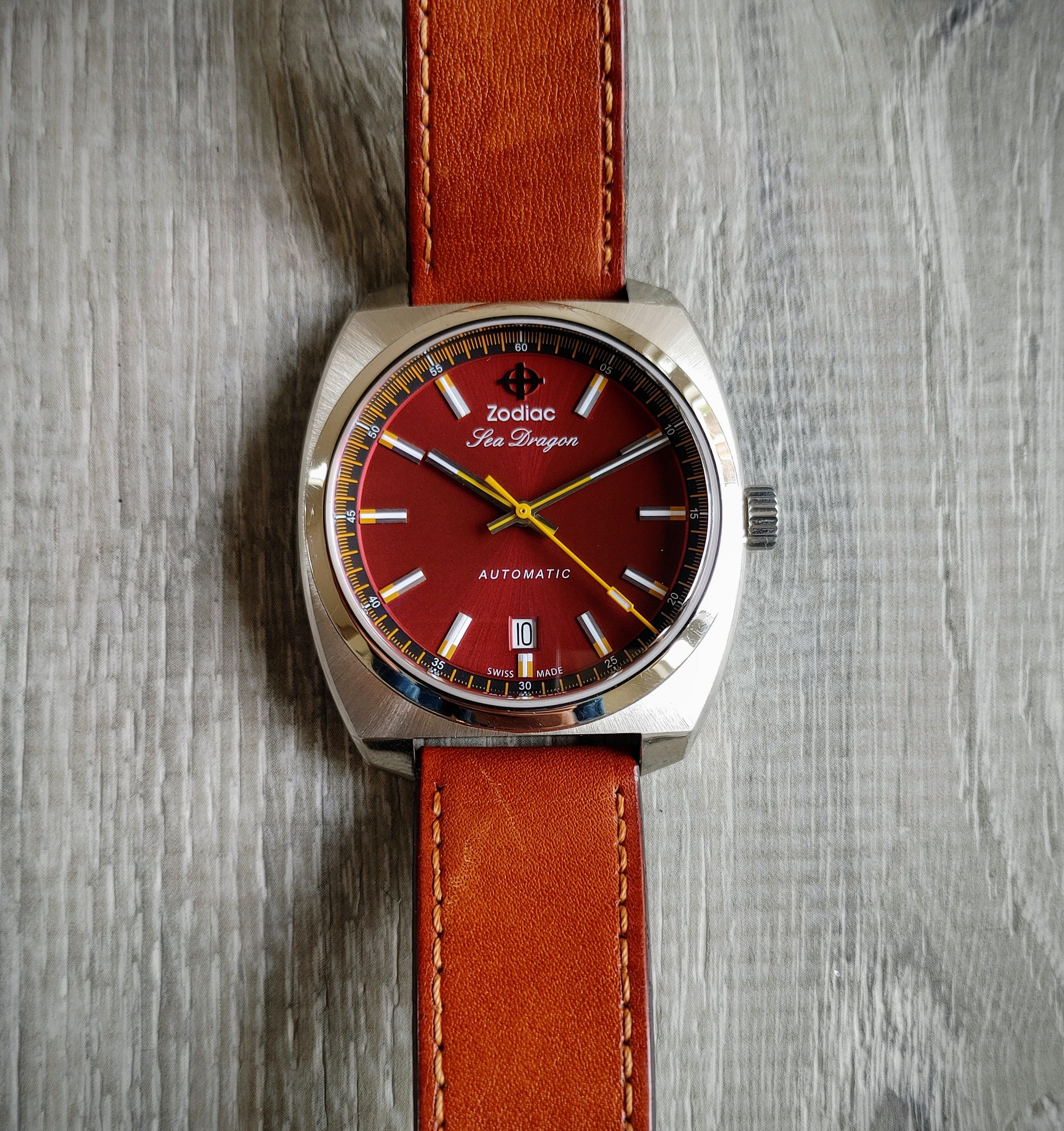 675 USD] FS: Zodiac Sea Dragon Automatic Limited Edition of 75 red