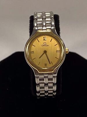 OMEGA DE VILLE GOLD BEZEL 6101/433 STAINLESS STEEL QUARTZ WATCH. |  WatchCharts Marketplace