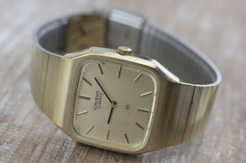 Orient quartz watch on sale vintage