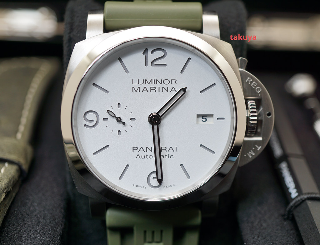 FSOT MINT Panerai PAM 1314 LUMINOR MARINA WHITE DIAL 44MM 2021