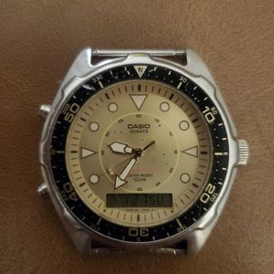 CASIO CASIOTRON 88CS-63 CHRONOGRAPH BACKLIGHT STAINLESS