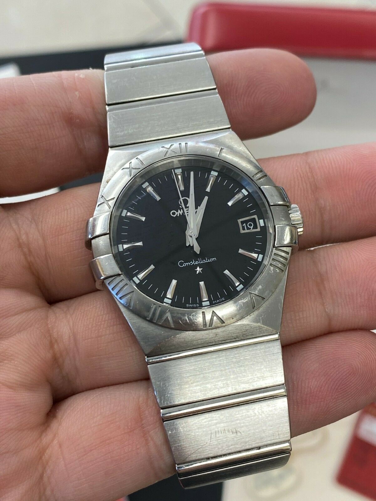 Omega constellation quartz outlet 35 mm