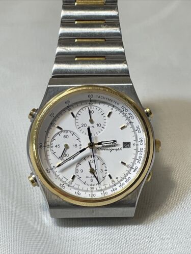 Vintage Seiko Men s ALARM CHRONOGRAPH Watch 7T32 7A2A Running