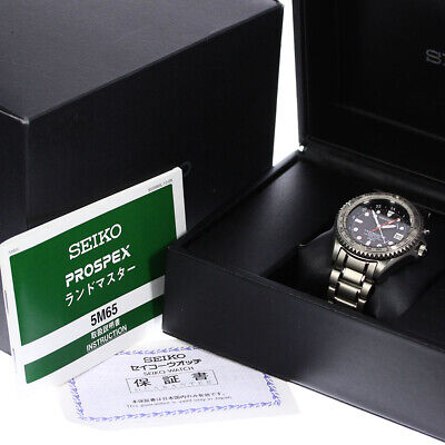 SEIKO Prospex Landmaster SBDW005/5M65-0A20 Kinetic Auto QZ Men's