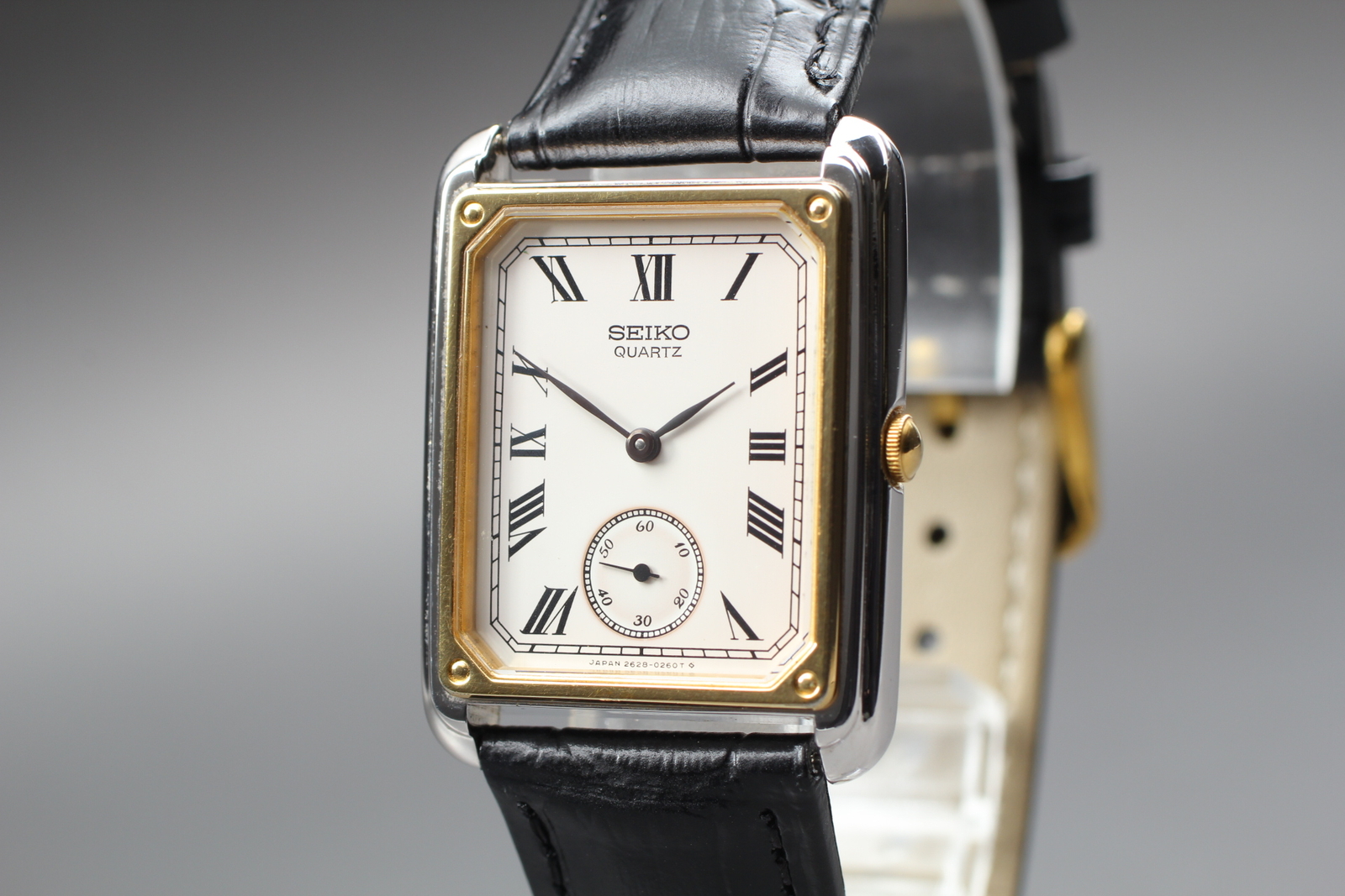 Vintage 1982 [N MINT] Seiko Chariot 2628-5070 Roman Small Second