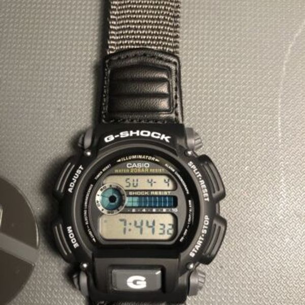 Casio G-Shock 3232 DW-9052V Digital Chronograph Black Sports Watch ...