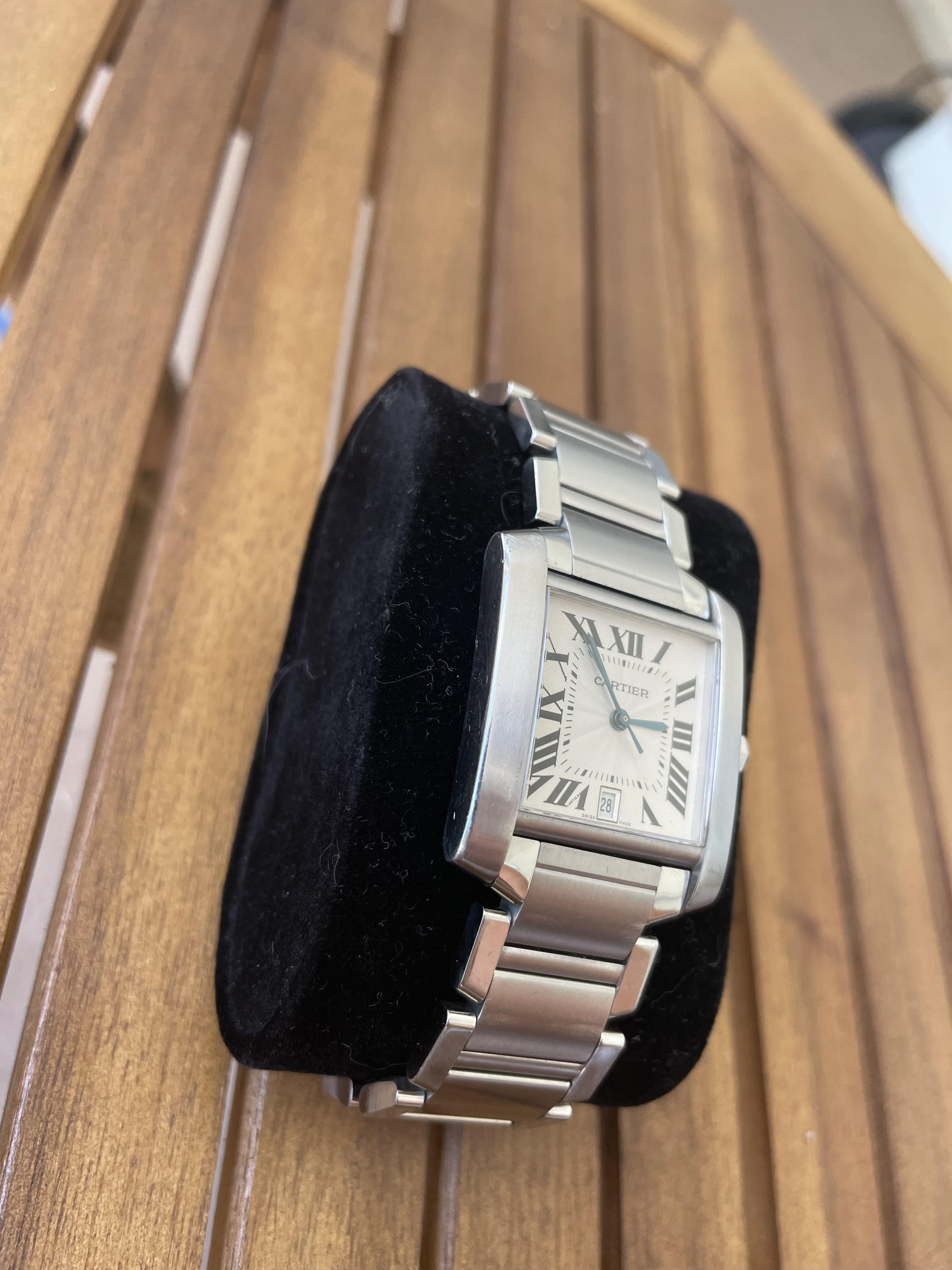 WTS Cartier Tank Fran aise 2302 28mm 2200 shipped WatchCharts