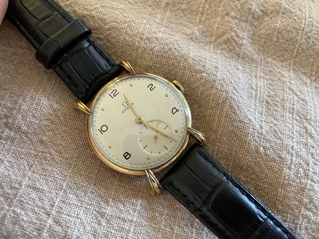 PRICE DROP Omega 1940 Yellow Gold Dress Watch