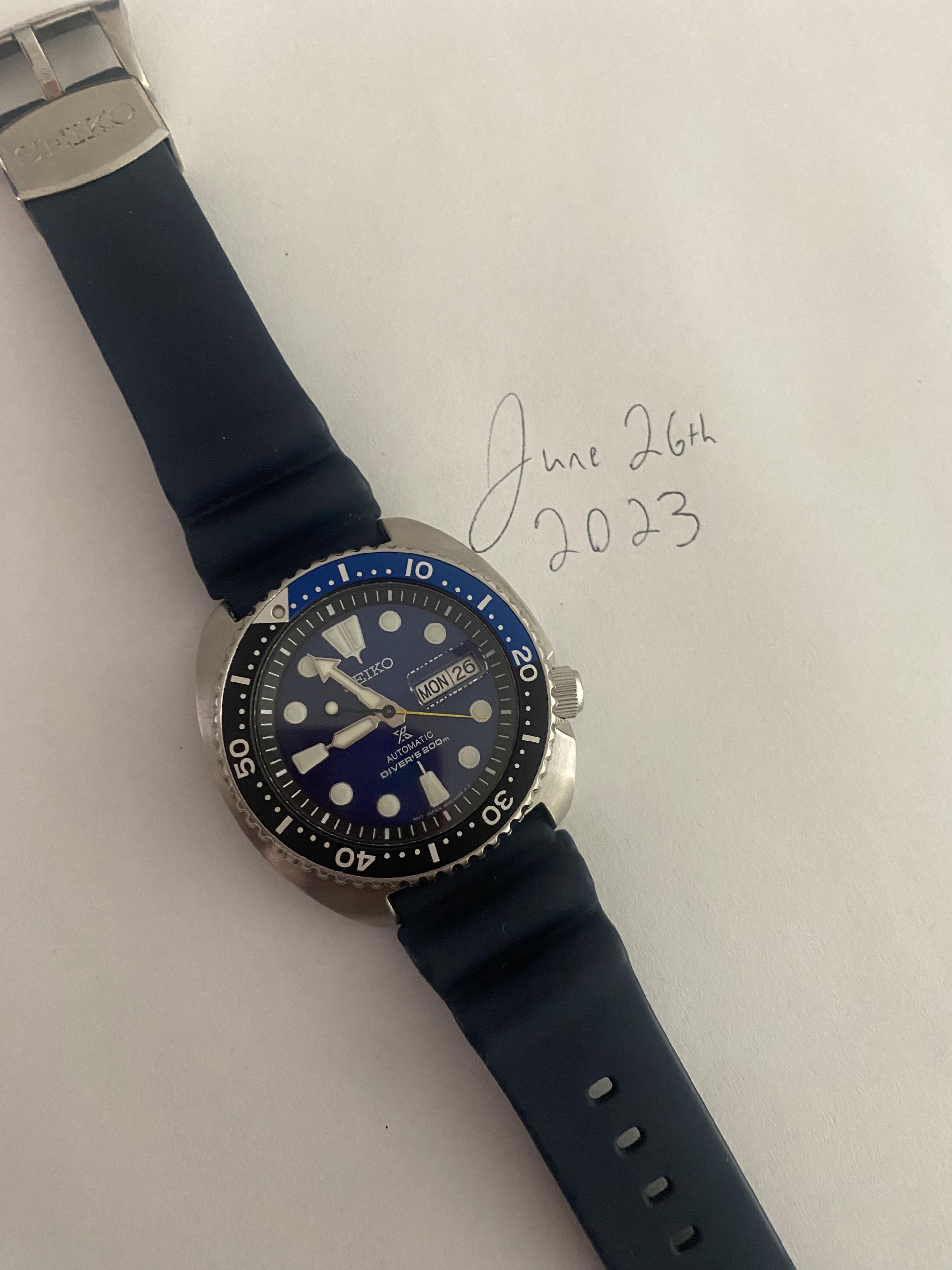 WTS Seiko Caribbean Turtle SRPD43 4R36 07F0 With Box And Papers