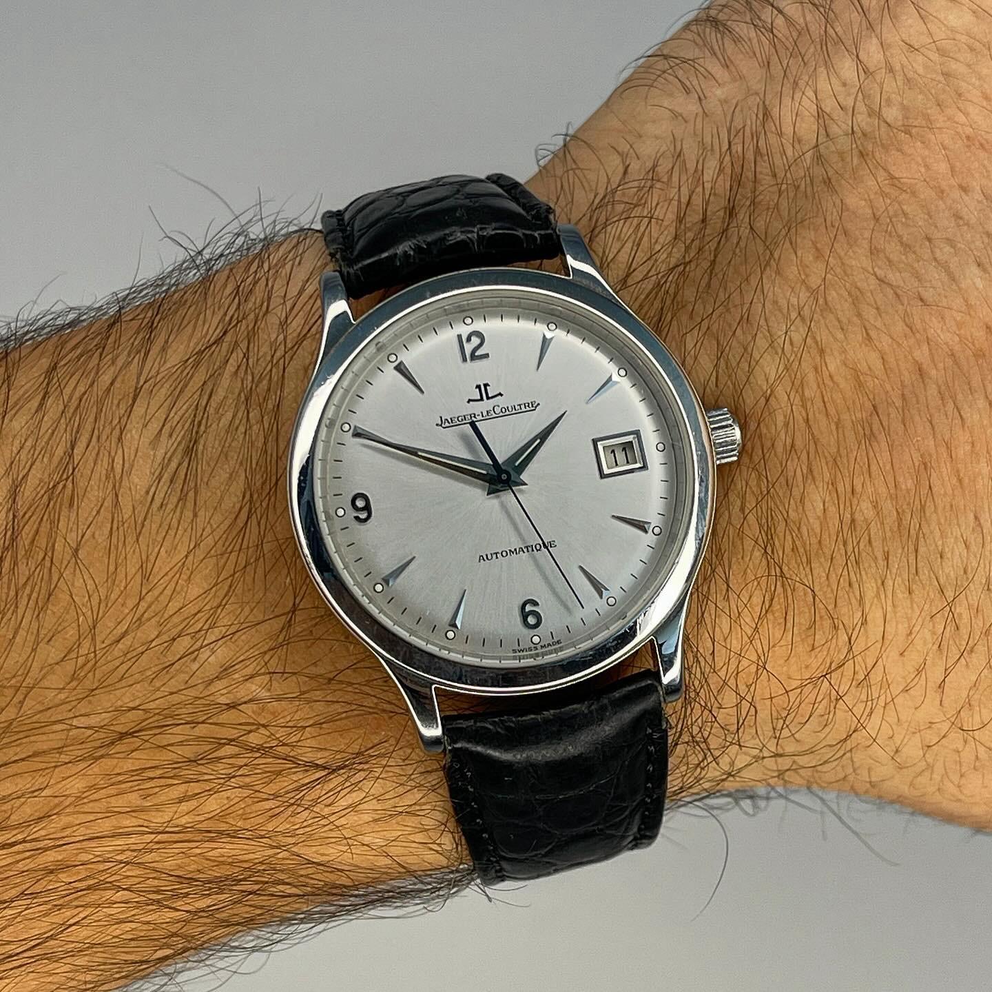 WTS JAEGER LECOULTRE MASTER CONTROL STEEL AUTOMATIC MEN S WATCH