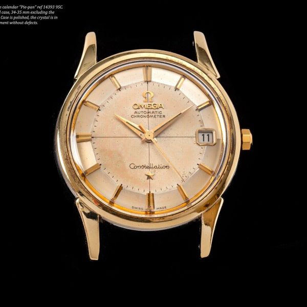 Vintage OMEGA Constellation Pie Pan, Gold Capped ref 14393, cal 561, no