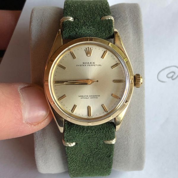 [WTS] Vintage Rolex From 1960 14k Solid Gold Radium Dial ...