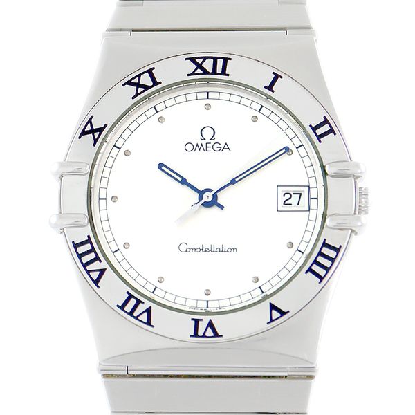 Battery replaced OMEGA Omega Constellation Date 1510.30 Blue Needle