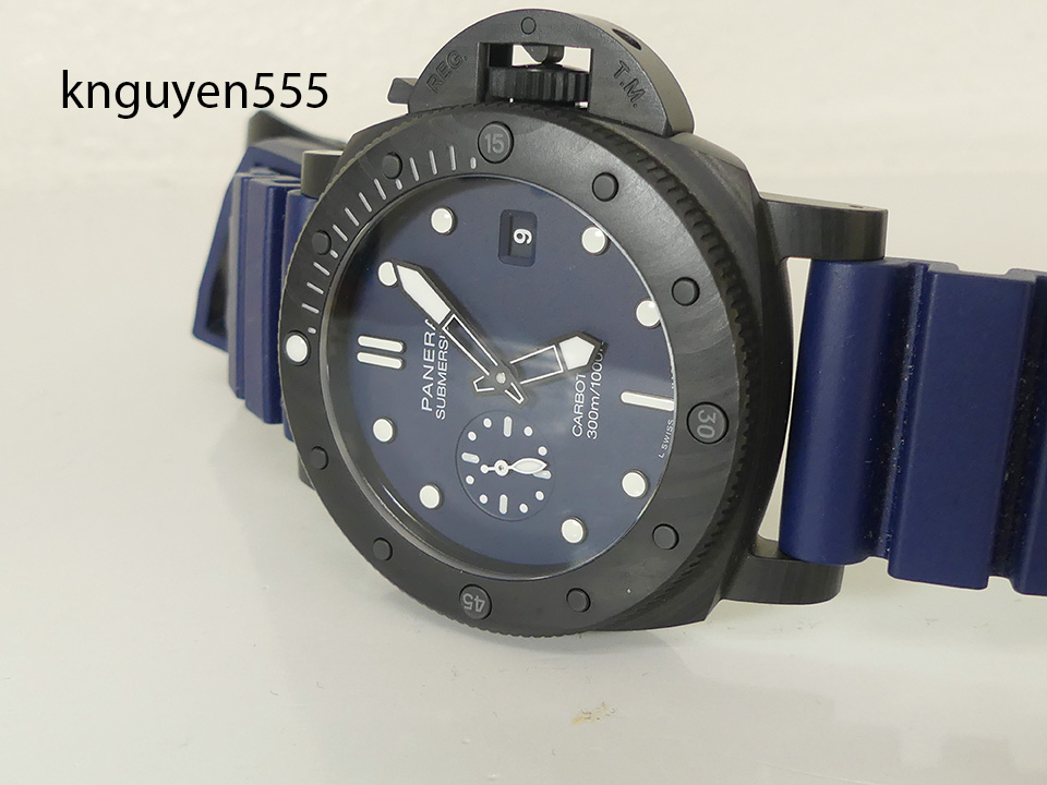 FS Panerai Pam 1232 Submersible Carbotect Blu Abisso Full Set