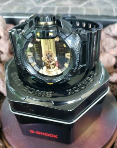 Casio G Shock G Mix - GBA 400 5413 Bluetooth Black Gold - NEW