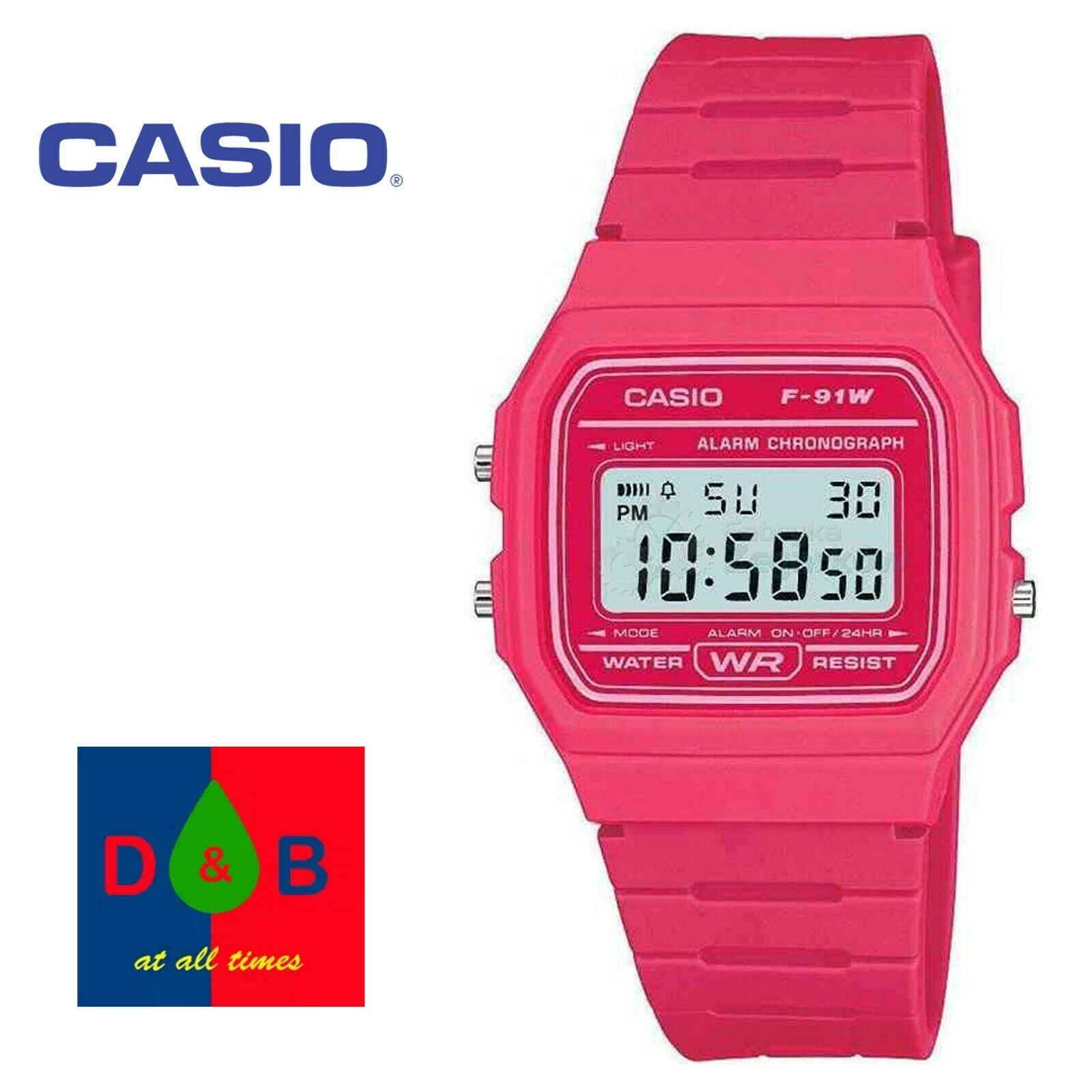 casio retro pink