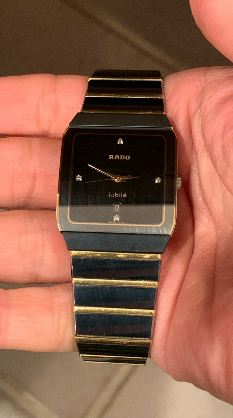 Rado Diastar Jubile Watch 152.0366.3 Diamond Markers in Original