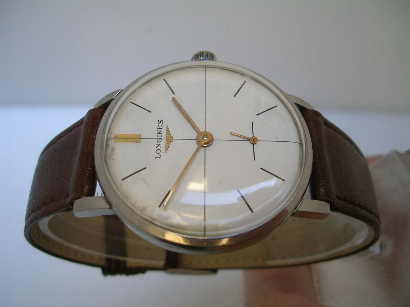 LONGINES 30L REF 8903 STEEL YEAR 1967 HAND WINDING