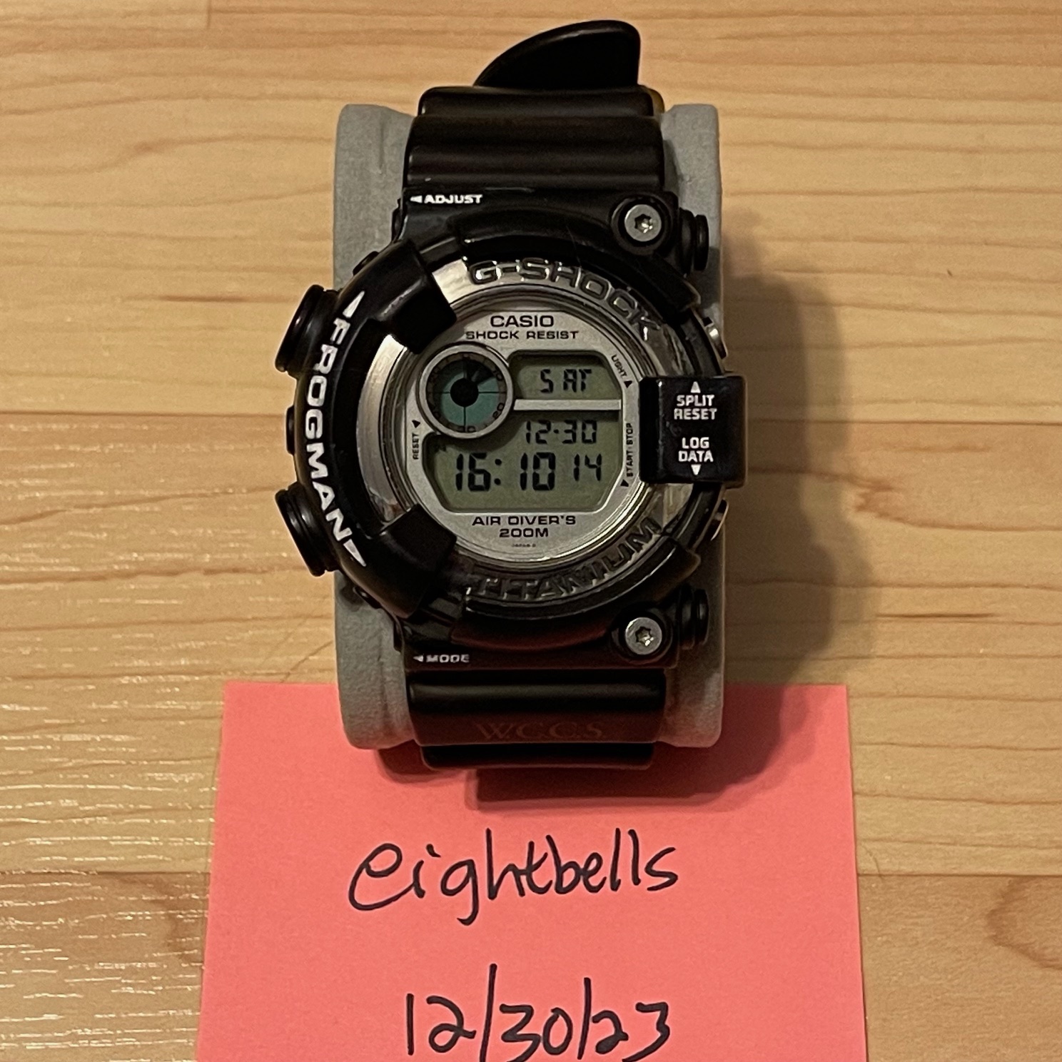 WTS] Casio G-Shock DW-8201WC-7BT WCCS Frogman Black Skeleton