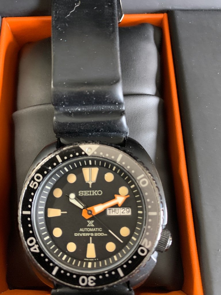 Seiko turtle 2024 black ninja