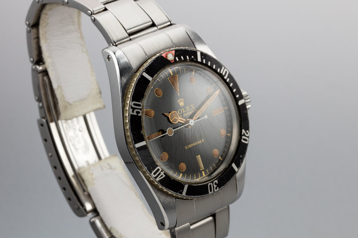 FS 1957 Rolex Submariner 6536 with Red Triangle Insert WatchCharts