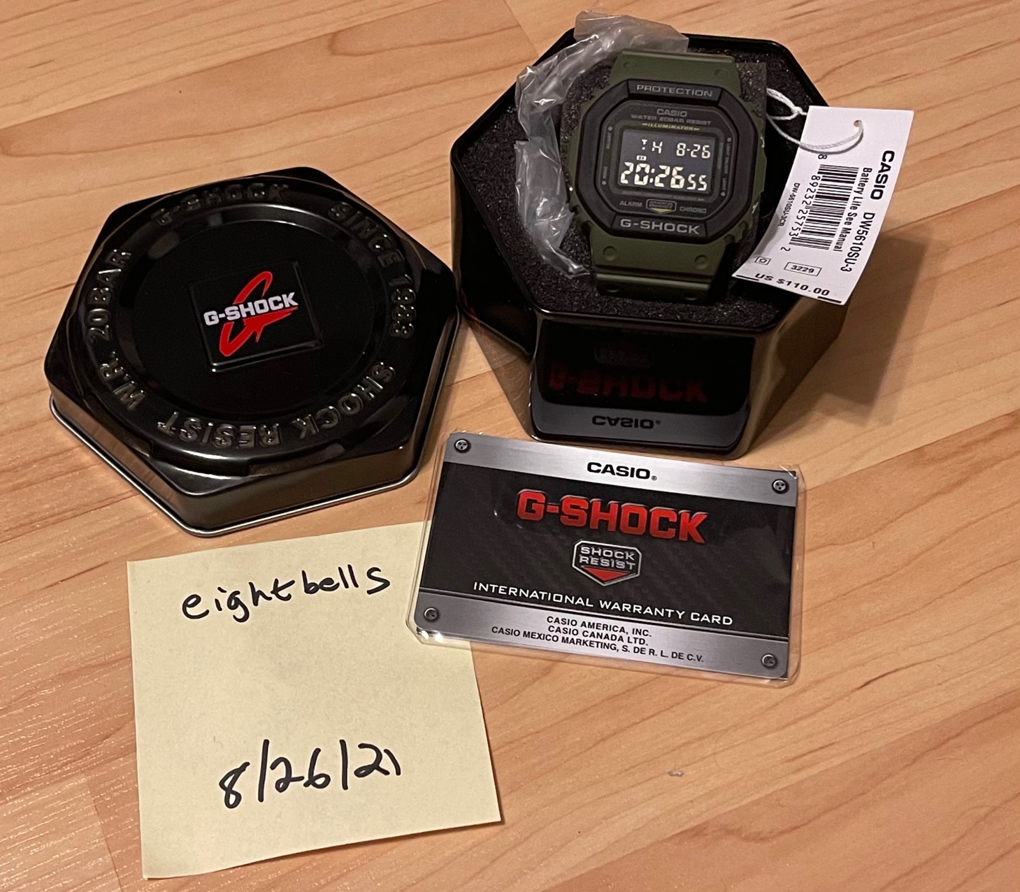 WTS] Casio G-Shock DW5610SU-3 Street Utility Military Green