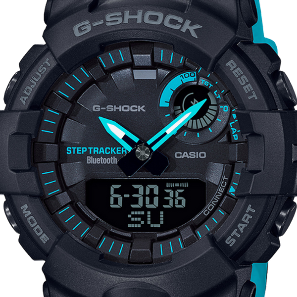 Casio G Shock Step Tracker Gmab800sc 1a2 Blue Women 0m Bluetooth Watchcharts