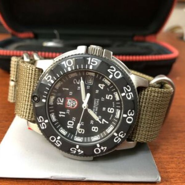 Luminox 3100 Navy SEAL Dive Watch nato Band ORIGINAL BOX AND PAPERS WatchCharts Marketplace