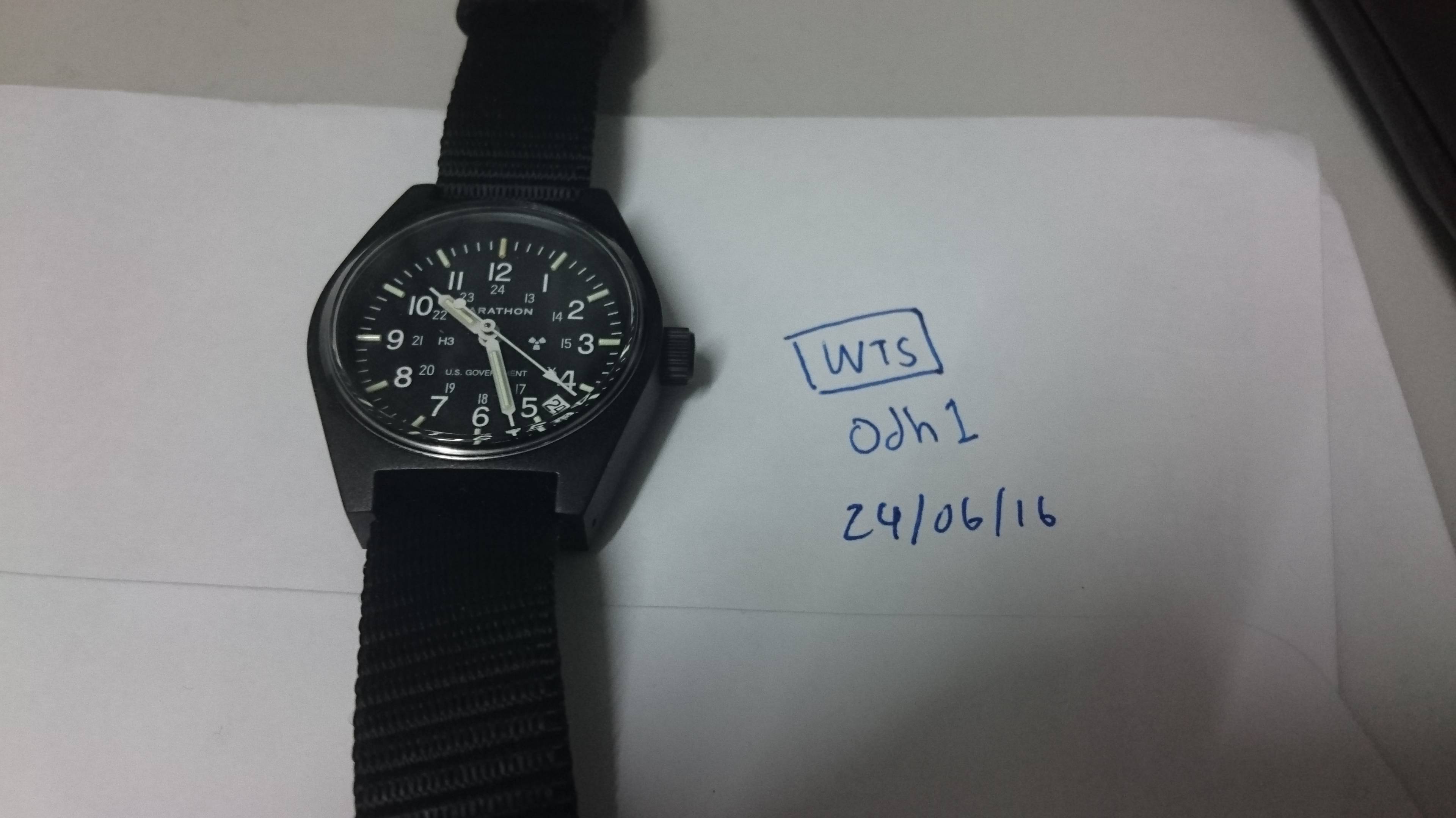 Marathon swiss made discount military field army watch