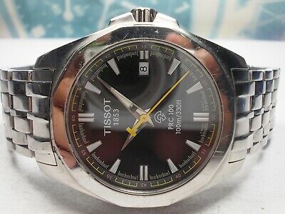 TISSOT 1853 PRC 100 DATE STEEL QUARTZ MEN S WATCH P860 960