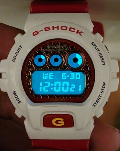 Casio G-SHOCK - 3230 - RED / White Lt Ed - DW6900 Watch 20bar DW