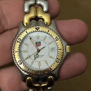 TAG Heuer LINK WG1122-K0 White 38mm 2 Tone Pro 200M Swiss Men's