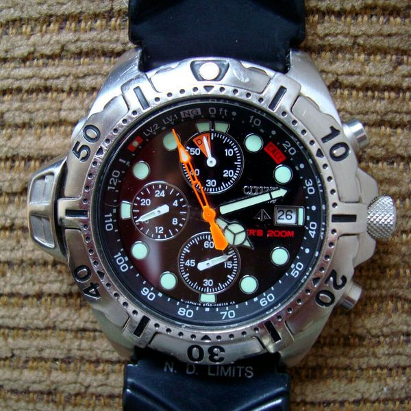Citizen Aqualand Eco-Drive Diver Watch B741-S012805 with 3