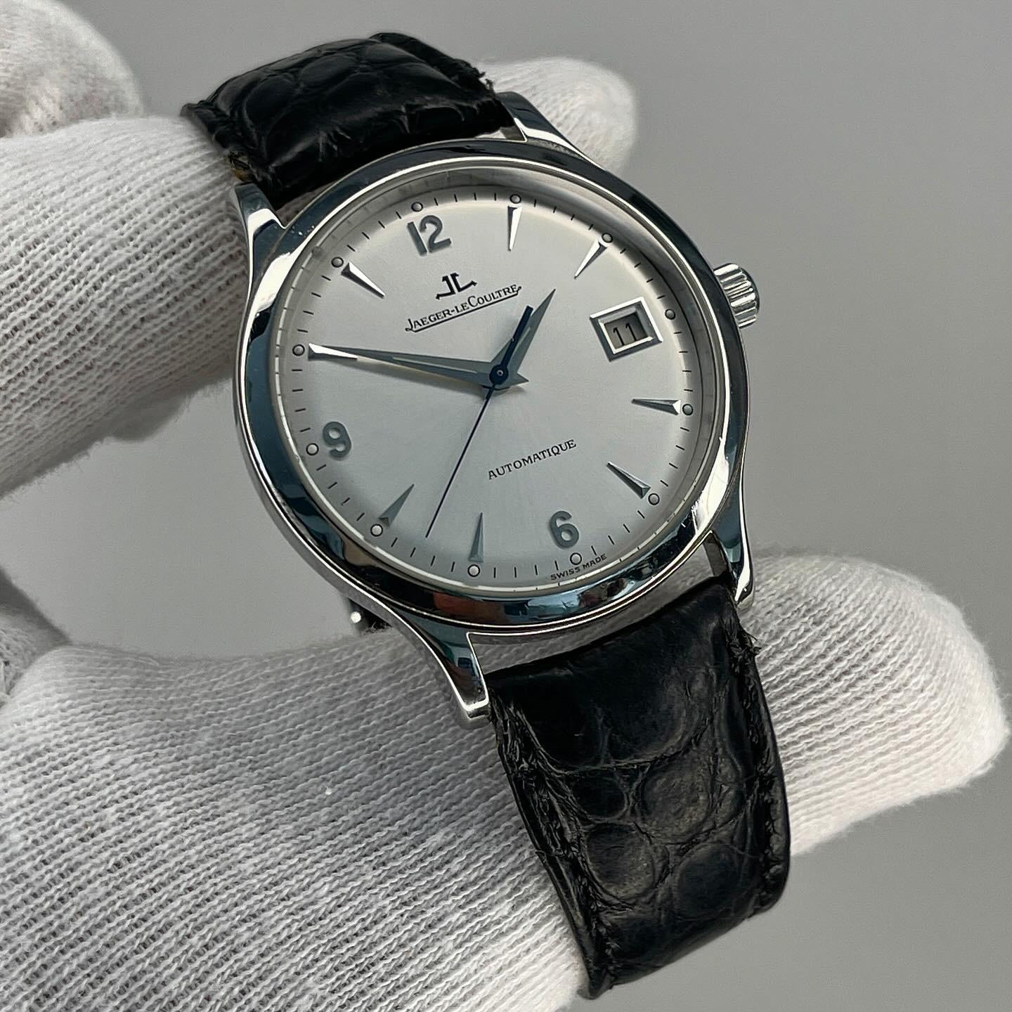 WTS JAEGER LECOULTRE MASTER CONTROL STEEL AUTOMATIC MEN S WATCH