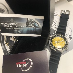 Phantom Aquanaut Beautiful Yellow 0m Diver Watchcharts