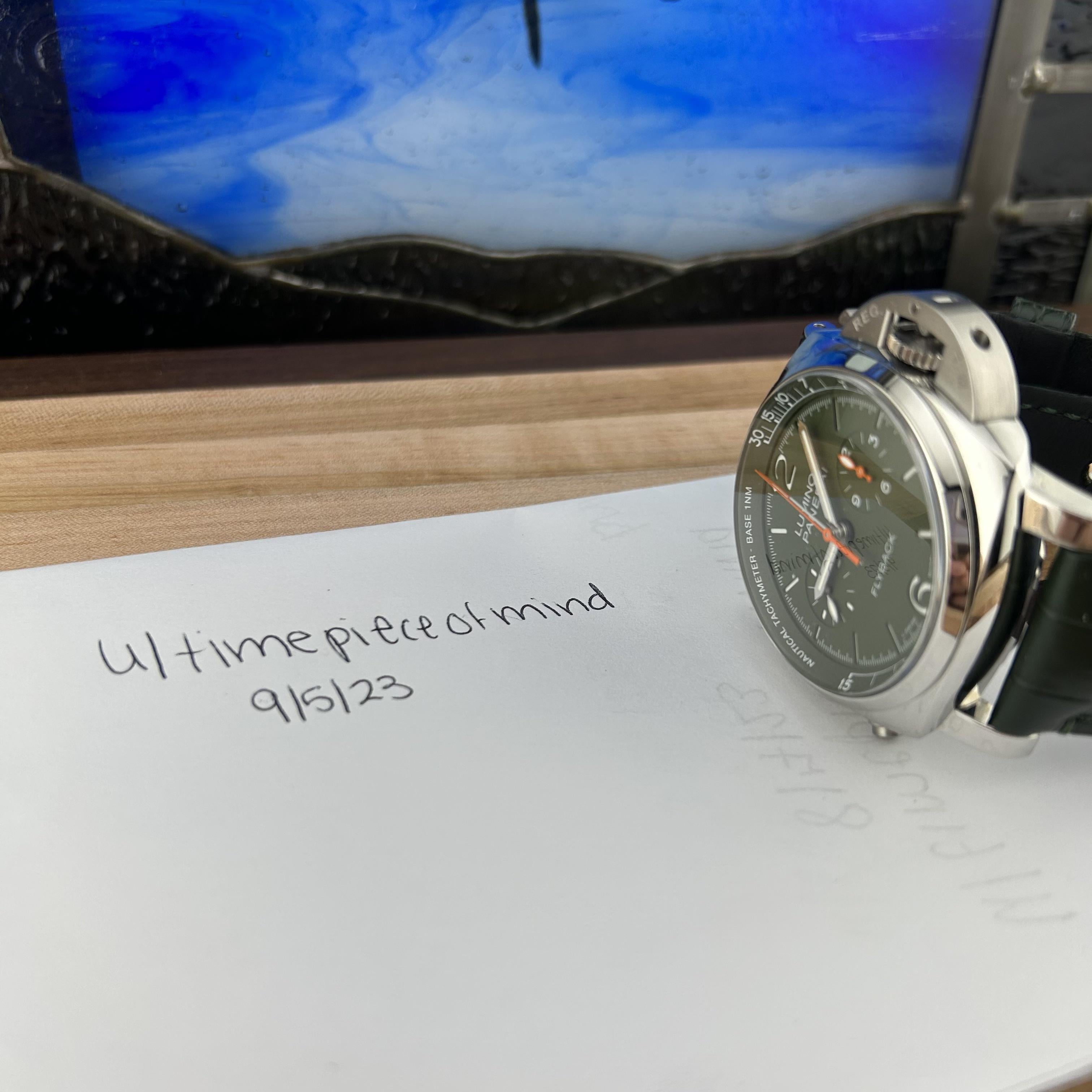 WTS Panerai Luminor Chrono Flyback PAM01296 Verde Militare 44mm