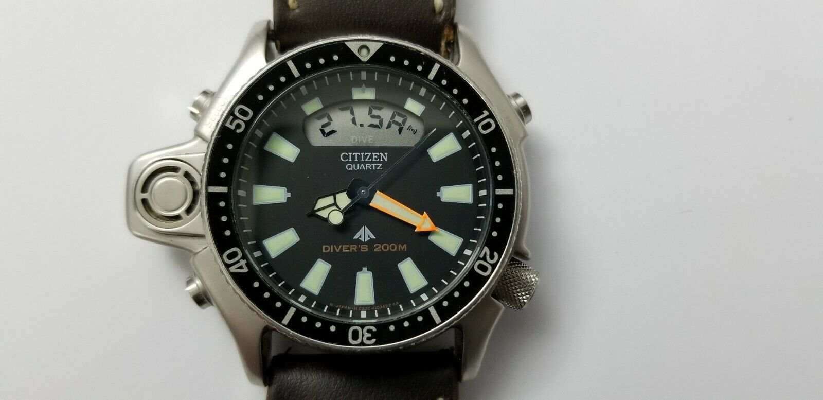CITIZEN　シチズン　プロマスター　C520-S044898　状態良好 Citizen Promaster Aqualand C520-S044898 Divers 200M Depth Meter