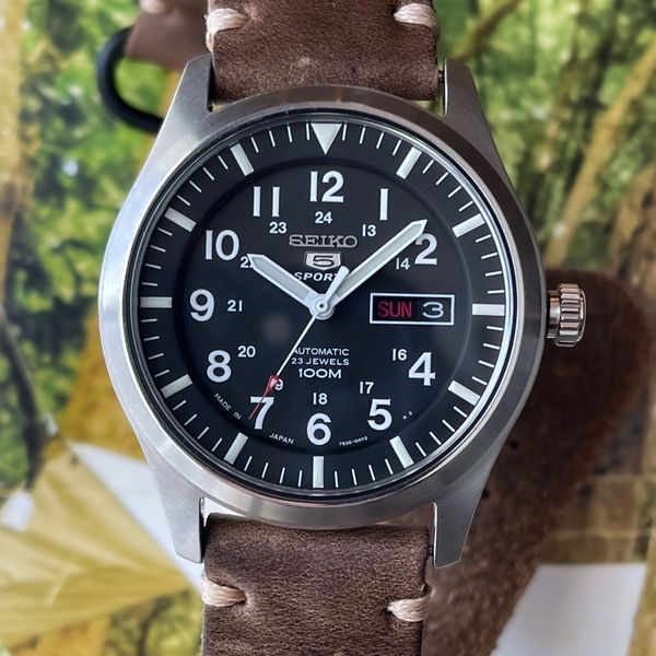 WTS] Seiko SNZG13J1 with NH36, handmade Horween leather