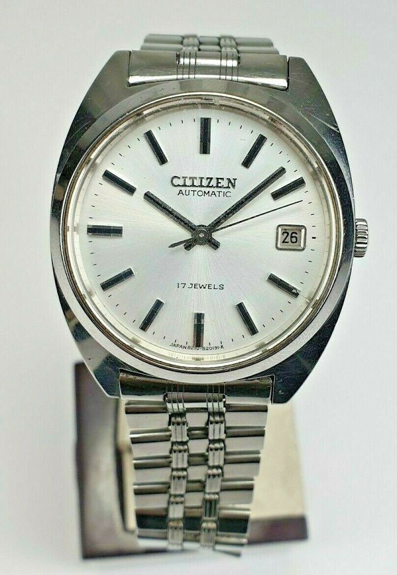 Citizen Automatic 17 Jewels 4-820118Y GN-4W-5 JDM Mens Japan Watch