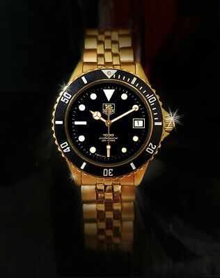 Tag heuer best sale 1000 series gold