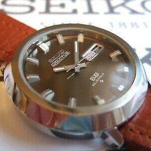 RARE Vintage 1970's Seiko 5 ACTUS SS 6106-8750 23 Jewel